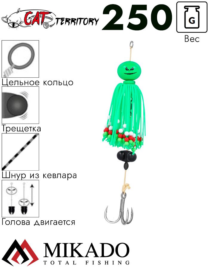 Приманка на сома Mikado CAT TERRITORY BOGEY TEDDY 250 г.