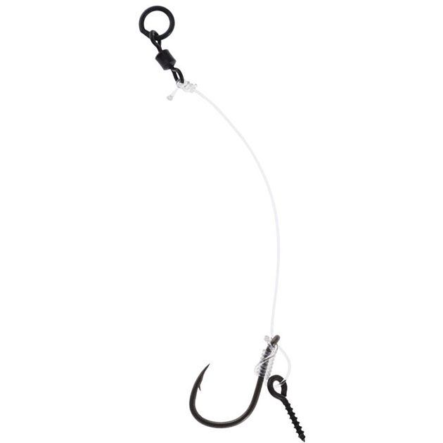 Поводок для бойлов Mikado CHOD RIG LONG 8 см, кр.№2, 20 lbs, леска Chod Line  с винтом (уп.-3шт.)