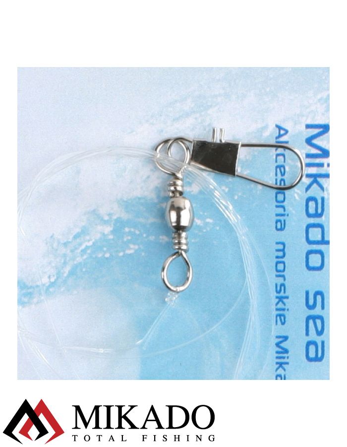 Морская оснастка Mikado PILK TWIST RIG 5.5см, крючок № 4/0 (RED/BLACK)